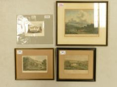 A Collection of Four 19th Century Engravings to include Hayes Farm, East Budleigh, Westwood House,