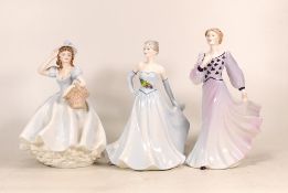 Coalport Lady Figures to include Enchantress, Christina & Honor(3)