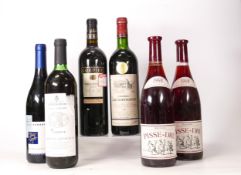 A collection of Vintage Wines to include 2001 Cordier Bordeaux Superme, 1995 Chateau Les