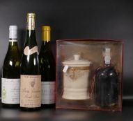 Three Bottles of Wine in Gift Box to include Jean-Max Roger Sancerro 1992, Vin Balsace Rolly Gassman