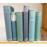 Six x 1st edition books by John Buchan - Sir Walter Scott 1932, Prester John 1910 (slight a/f),