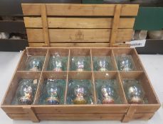 Thomas Pacconi classics hand blown glass christmas decorations set of 10 in original packaging