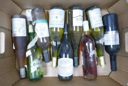 A collection of vintage wines to include Veredendal Sauvvignon Blanc, Chateau De Davenay