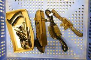 A collection of Vintage Stanley Wood working joiners planes including Stanley No78 Rebate Plane,