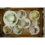 Paragon Six Famous Roses Patterrn 21 piece tea set