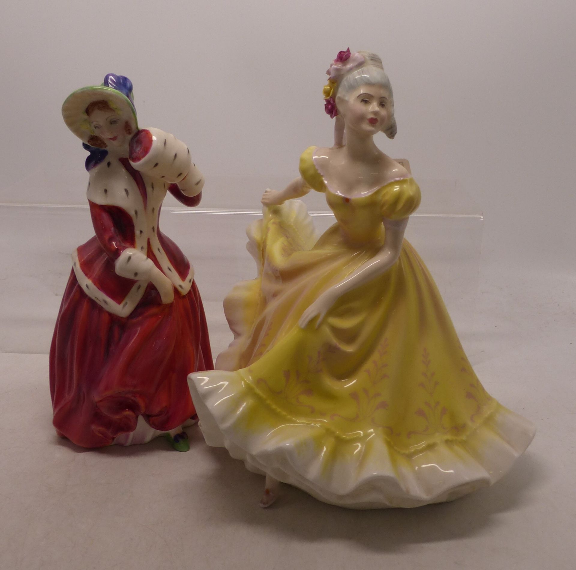 Royal Doulton figure Ninette HN2379 together with Christmas Morn HN1992 (2).