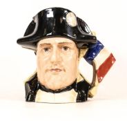 Royal Doulton large two sided character jug: Napoleon & Josephine D6750, seconds