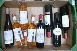 A collection of vintage wines to include Provincia Di Pavia Pinot Grigo, Quinta De Azevedo Vinho