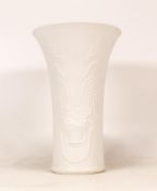 Lladro Relief Decorated Vase, height 22cm