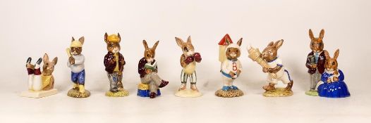 Royal Doulton Bunnykins to include Grand Pa's Story Db14, Autumn Days Bd85, Family Photograph Db1,