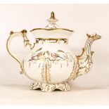 19th Century Davenports Teapot, circa 1850, height 22cm (a/f)