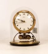 Kendo Brass Domed Anniversary Mantle Clock, height of Dome 15cm