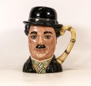 Royal Doulton large character jug Charlie Chaplin D6949, limited edition, seconds