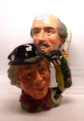 Royal Doulton large character jug The Walrus and the Carpenter D6600 (1sts) together with a 2nds