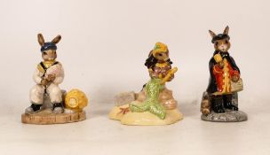 Three limited edition Royal Doulton Bunnykins figures to include Town Crier Db259, Deep Sea Diver