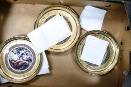 Six Franklin Mint Limited Edition Plates by the Vatican Museums from a series after Religious