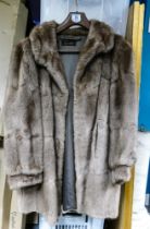 Vintage James Smith Fur Jacket, approx size 14