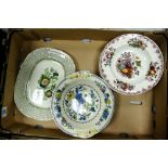 A collection of Masons pottery to include 6 x Fruit Basket patterned pasta dishes, Regency patterned