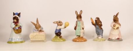 Royal Doulton Bunnykins figures to include motherday Db155, New Baby Db158, Harry Db73(seconds),