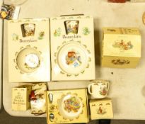 A collection of boxed Royal Doulton Bunnykins breakfast items to include Baby Set, Breakfast sets,