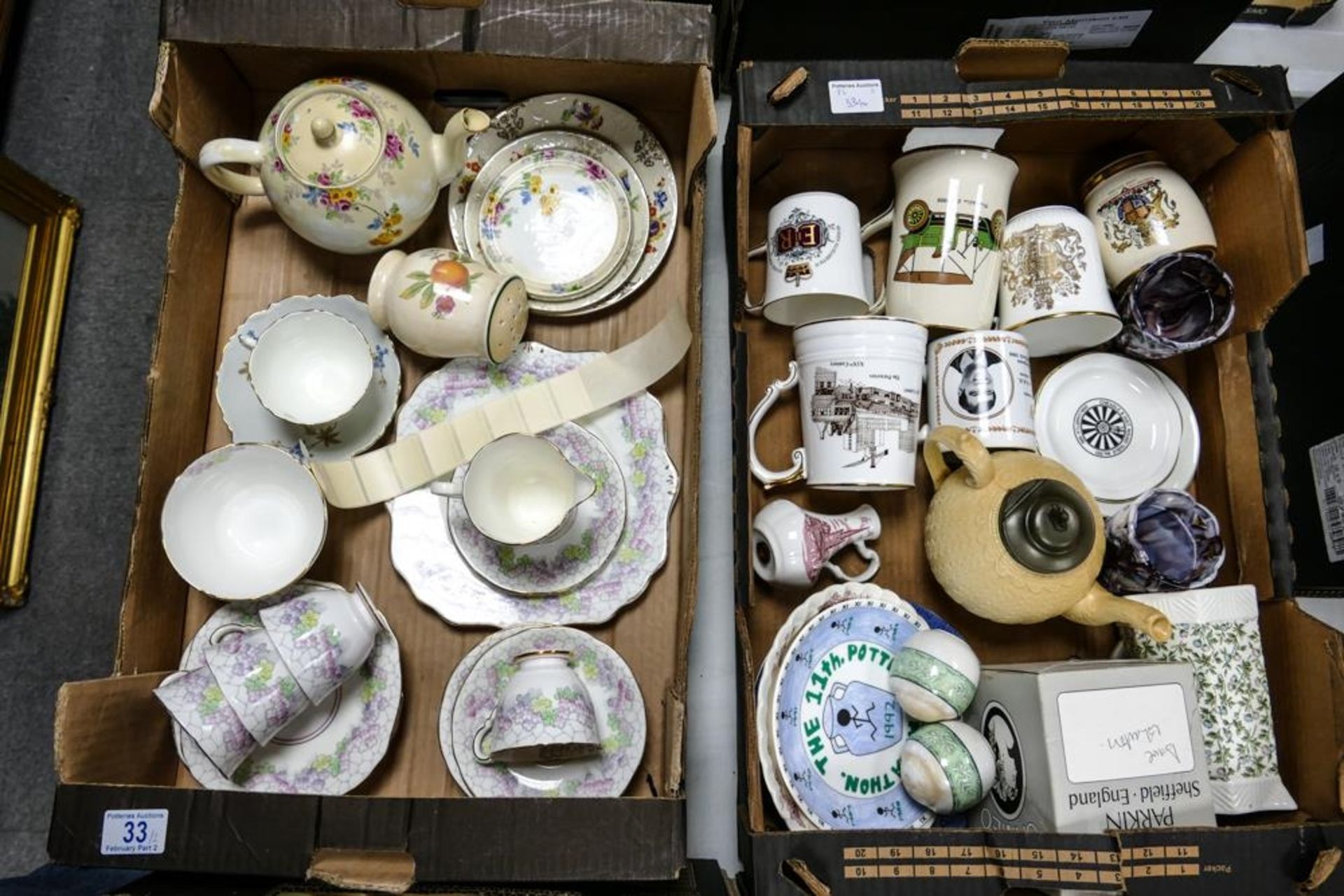 A mixed collection of items to include Royal Stafford Floral part tea set, floral New Chelsea items, - Image 2 of 2