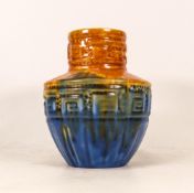Crown Ducal Drip Glaze Vase, height 15cm