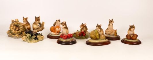 Border Fine Arts figures to include Times of Plenty, Mouse & Kiwi Fruit, Happy Days, Moouse &