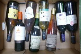 A collection of vintage wines to include Inycon Rose, Mount Gras Chardonnay, San Pedro Latitude etc