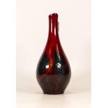 Royal Doulton Flambe Veined Vase. h.21cm