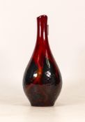 Royal Doulton Flambe Veined Vase. h.21cm