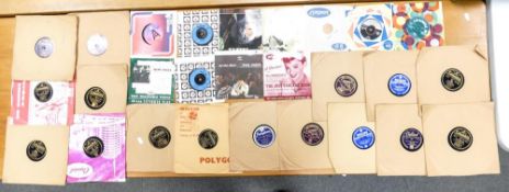 A Collection of 1960's 7" Singles and Gramophone Records to include Frank Sinatra Jim Croce, Nina