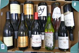 A collection of vintage wines to include Grignan les Adhemar, Warra Bay Cab Sav, Mont gras