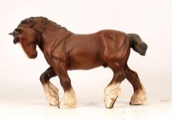 Beswick Matte Brown Action Shire No. 2578