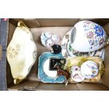 A mixed Collection of items to include large jewelled Carltonware centrepiece bowl (a/f), similar