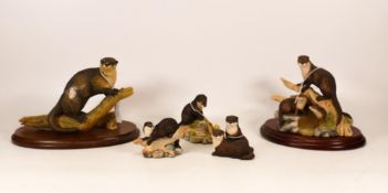 Boxed Border Fine Arts Figures Otter on Log, Otters Rw30, Otter Bo451, Otter with small poo