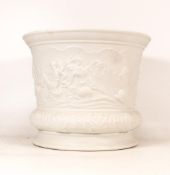 Large Portmeirion British Heritage Collection Parian Planter, height 18.5cm