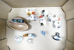 A Collection of mostly Wade items to include Duke of Connaught pin dish, Whimsies and three