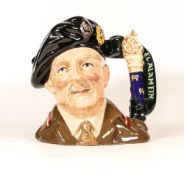 Royal Doulton large character jug Field Marshall Montgomery D6908, limited edition, seconds