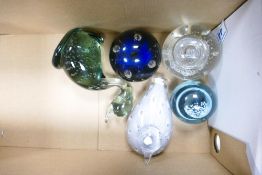 A collection of Caithness & similar Glass Paperweights