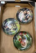 A collection of Border fine arts decorative wall plates to include Summer Garden, Just us two, The
