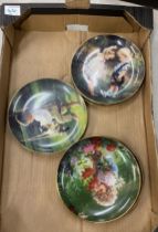 A collection of Border fine arts decorative wall plates to include Summer Garden, Just us two, The