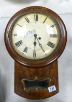 Clock Spares. Distressed Drop Dial Clock, length of body 52cm