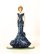 Hamilton Collection figure Royal Blue Radiance of Princess Diana, with certificate