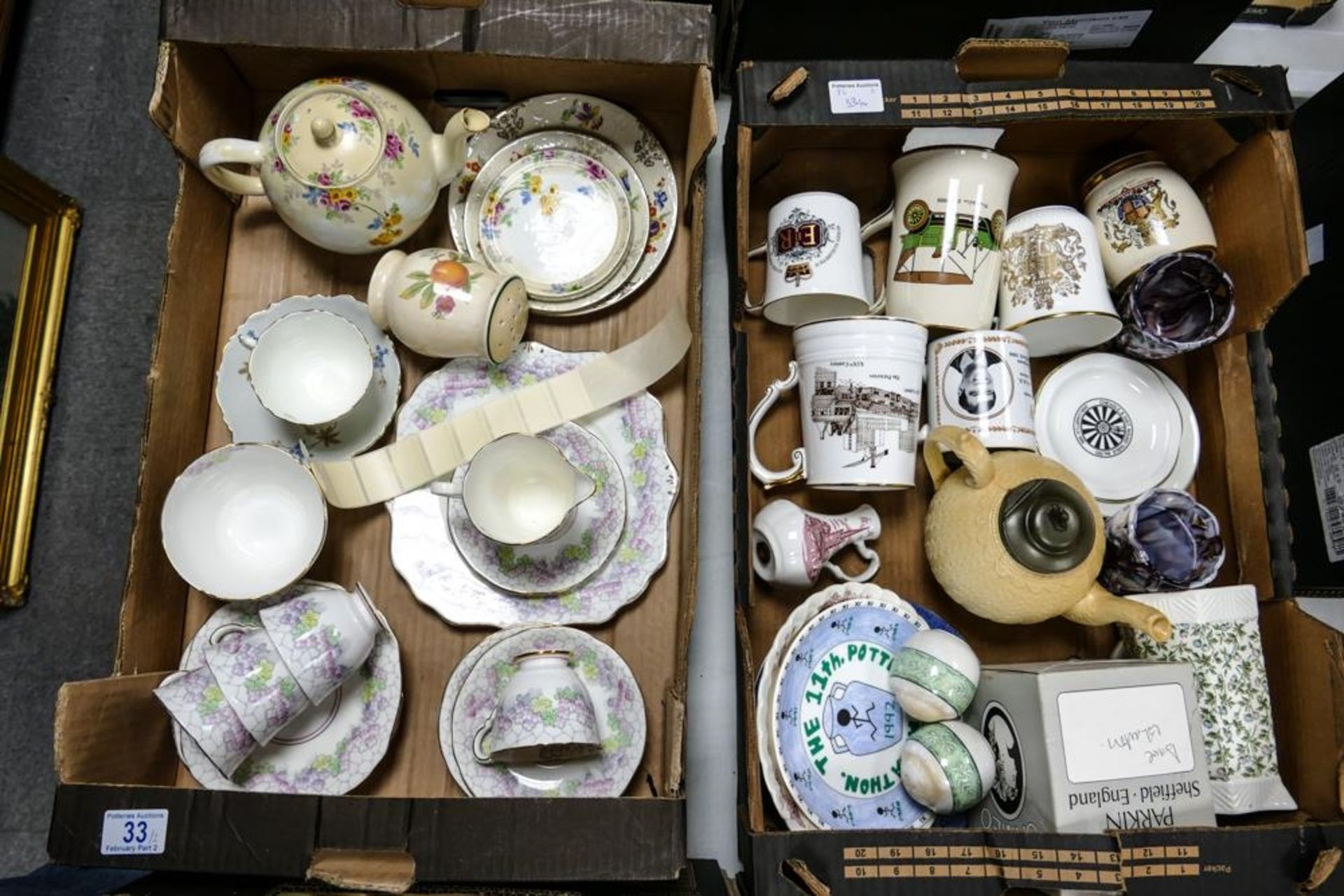 A mixed collection of items to include Royal Stafford Floral part tea set, floral New Chelsea items,