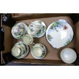 Aynsley Floral 21 piece tea set