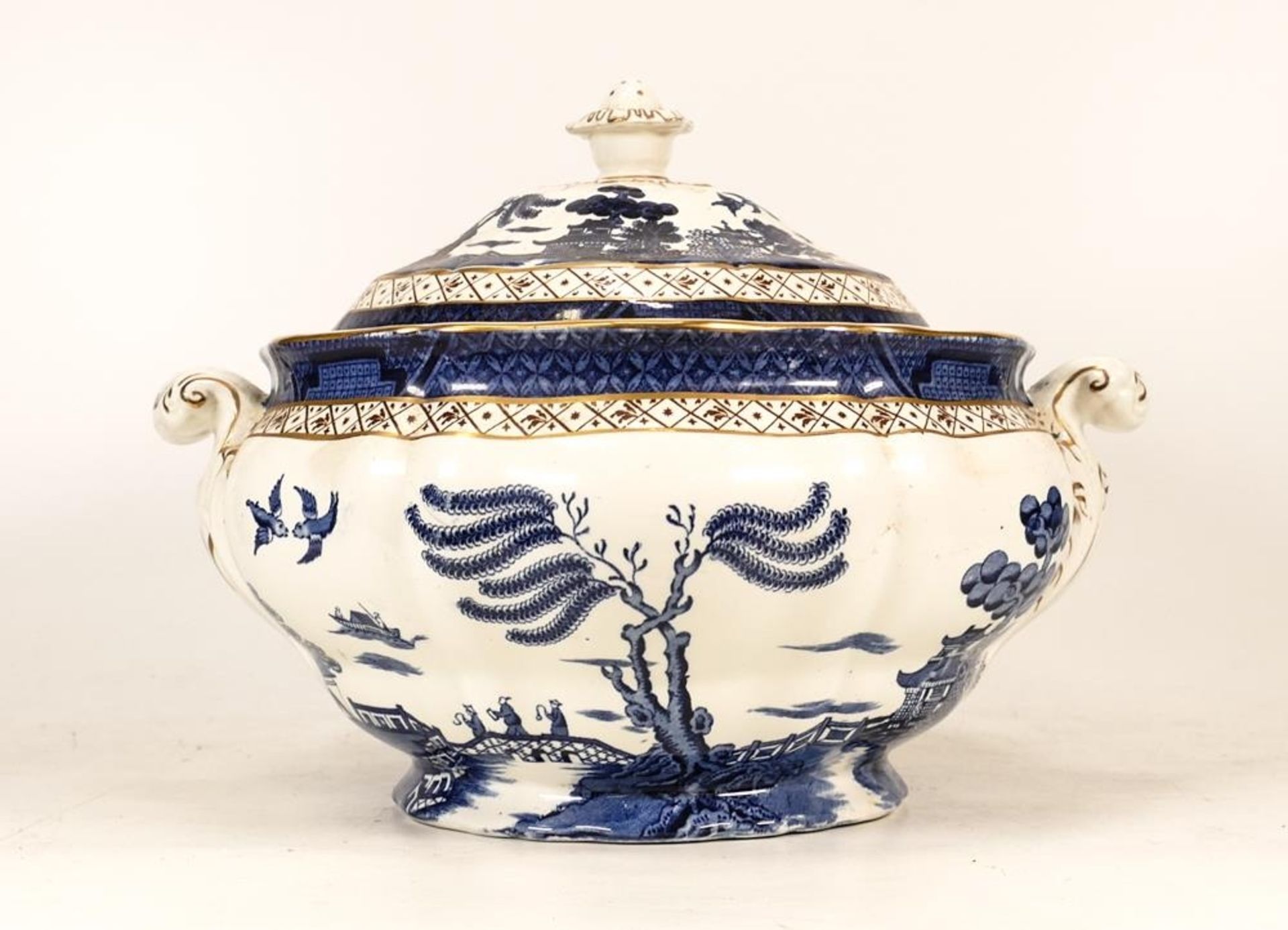 Booths Real Old Willow Patterned Large Tureen