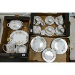 A large collection of Royal Winton Floral Patterned Tea & Dinnerware including tea set, dinner