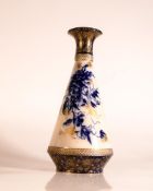 Carlton ware Wiltshaw & Robinson Ivory vase in a Catalpa pattern of tapering form with relief