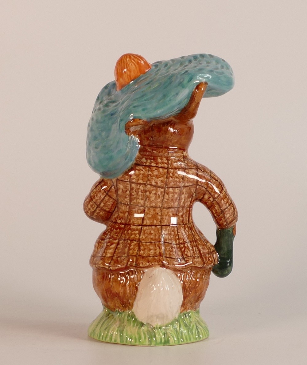 Beswick prototype Beatrix Potter large figure of Benjamin Bunny decorated in a different - Image 2 of 4