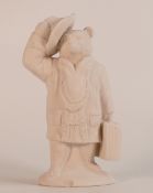 Wade Bisque figure of Paddington Bear, height 18cm. This was removed from the archives of the Wade